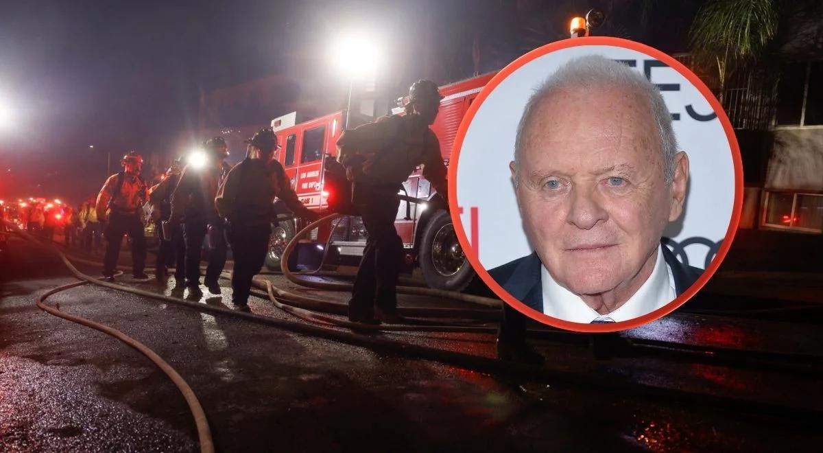 Pożary w Los Angeles. Anthony Hopkins liczy straty, jego dom spłonął