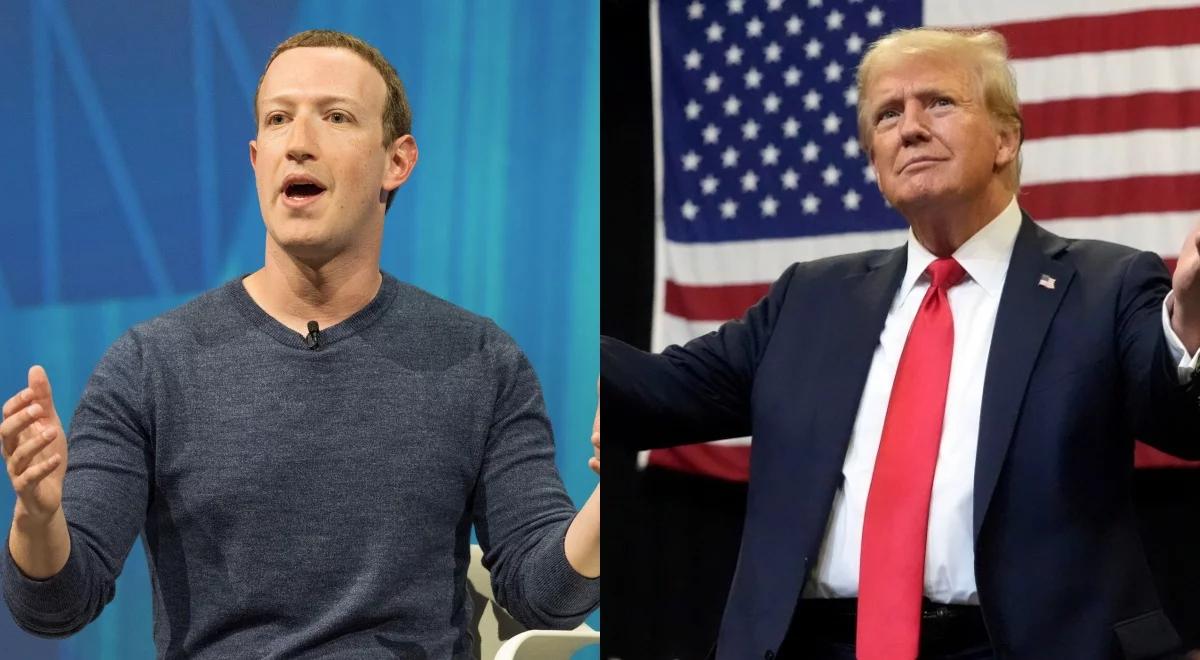 "Agent zmian dobrobytu". Mark Zuckerberg rozmawiał z Donaldem Trumpem