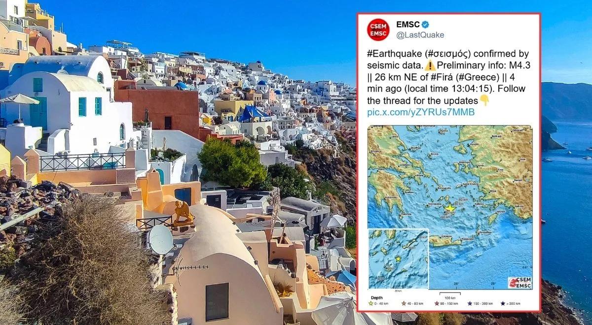 Trzęsienie ziemi na Santorini. Zamknięto szkoły, alert dla mieszkańców