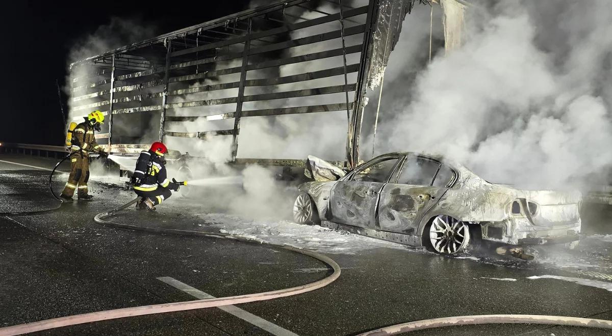 Śmiertelny wypadek na A2. Zginęły dwie osoby, są też ranni