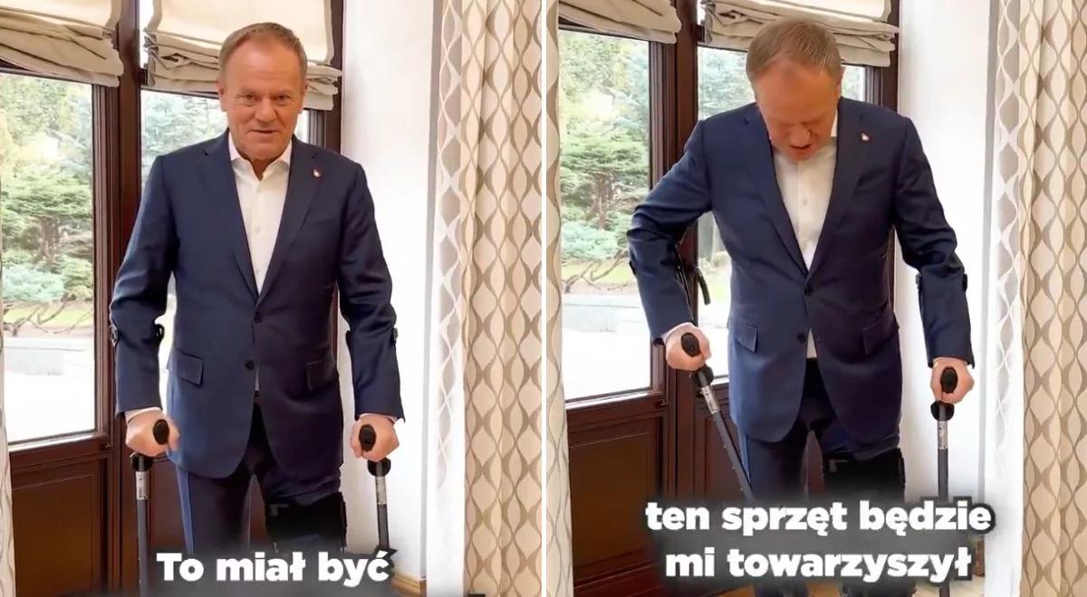 Donald Tusk miał wypadek na nartach