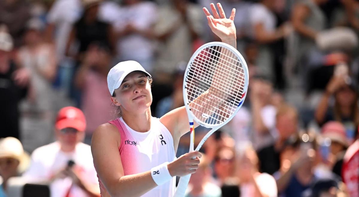 Błyskawiczny mecz 2. rundy i awans Igi Świątek w Australian Open