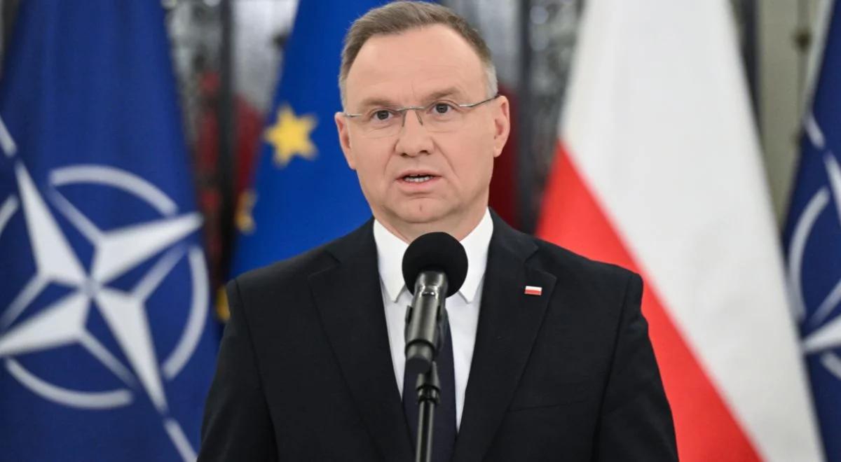 Andrzej Duda chce zmiany w konstytucji. "Złożyłem poprawkę"