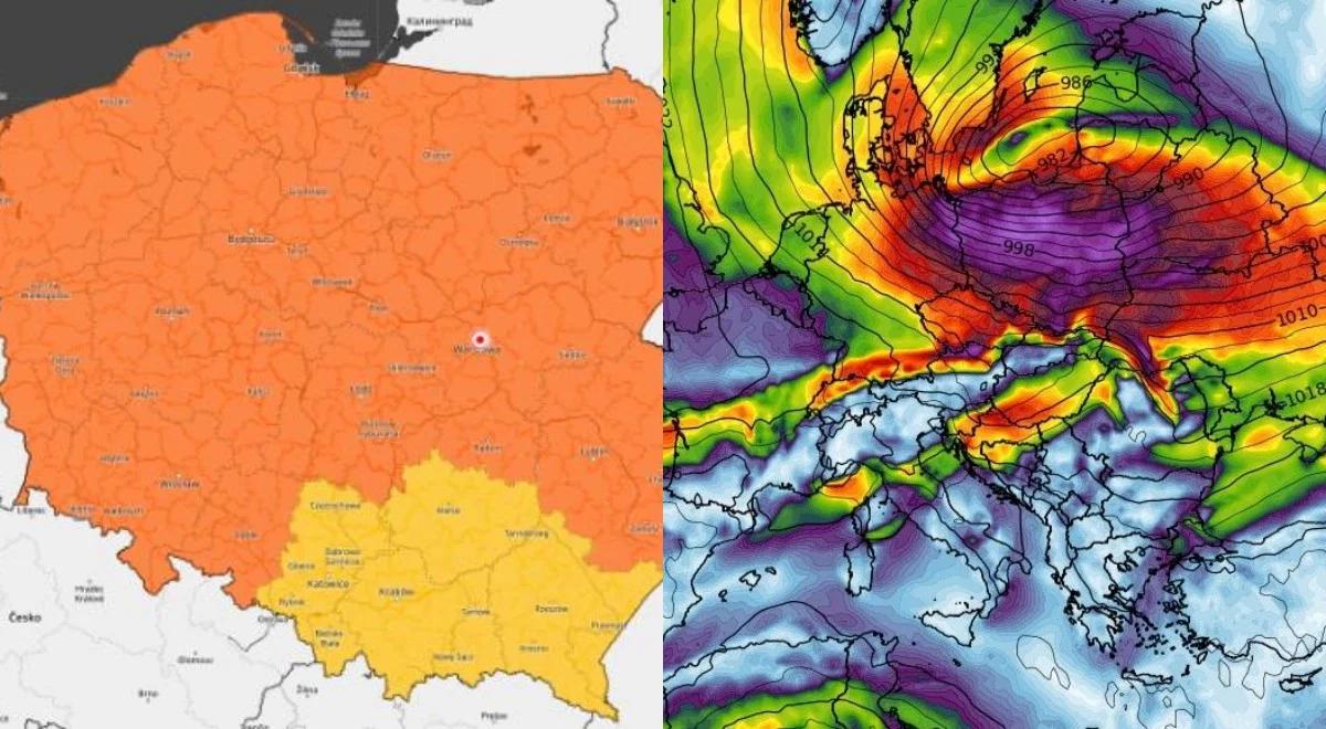 Potężny cyklon uderzy 2 stycznia: wichury do 120 km/h i śnieg. "Obserwujcie komunikaty"