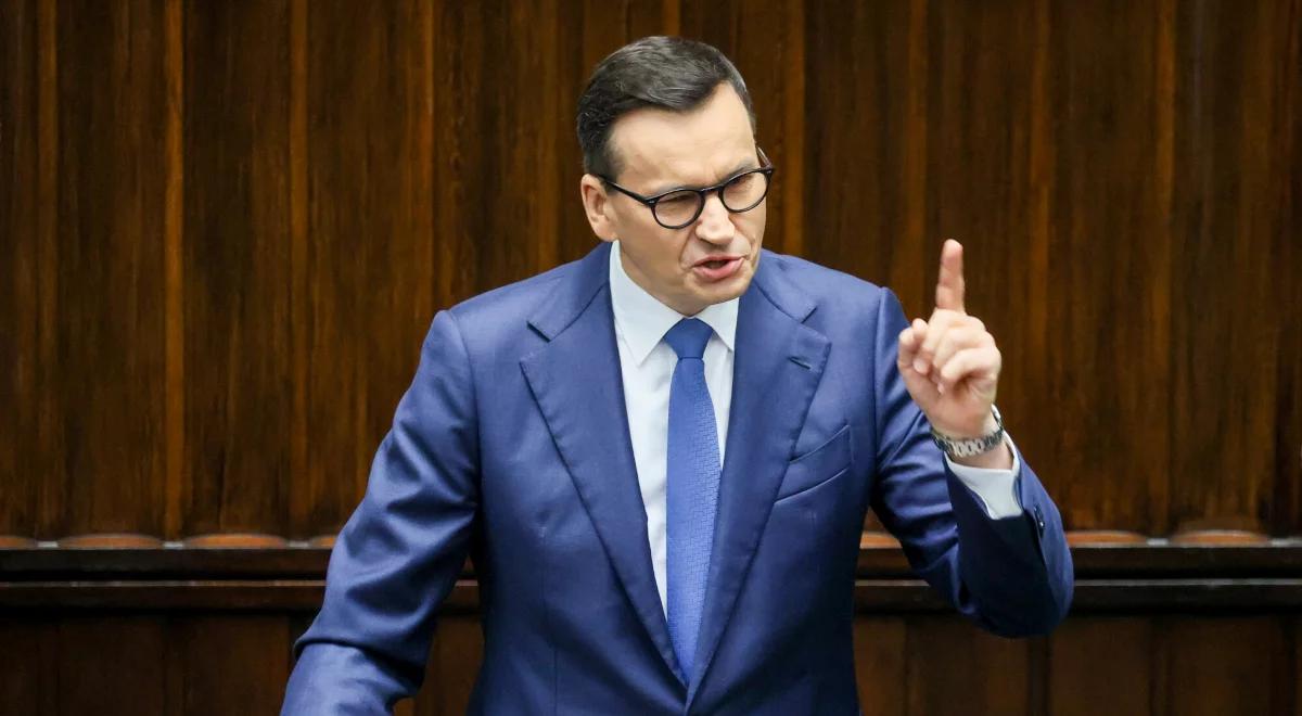 Morawiecki bez immunitetu. "Ma okazję wytłumaczyć się społeczeństwu"