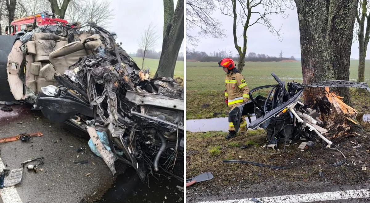 Tragiczny wypadek na Warmii. "Pojazd został rozerwany"