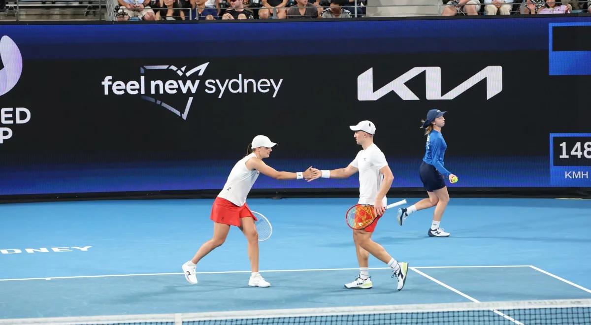 United Cup. Zieliński i Świątek zachwycili w Sydney. "Idze wystarczy nie przeszkadzać"