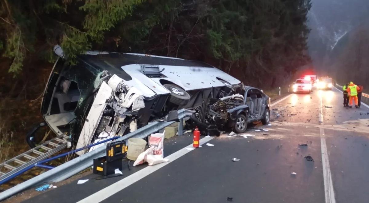 Wypadek autokaru blisko polskiej granicy. Jedna osoba nie żyje