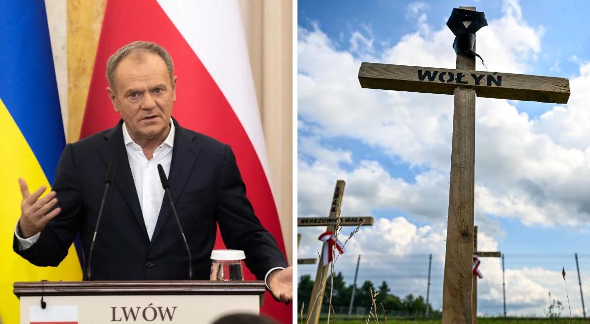 Tusk we Lwowie o Wołyniu. "Najważniejszy egzamin dla obu narodów"