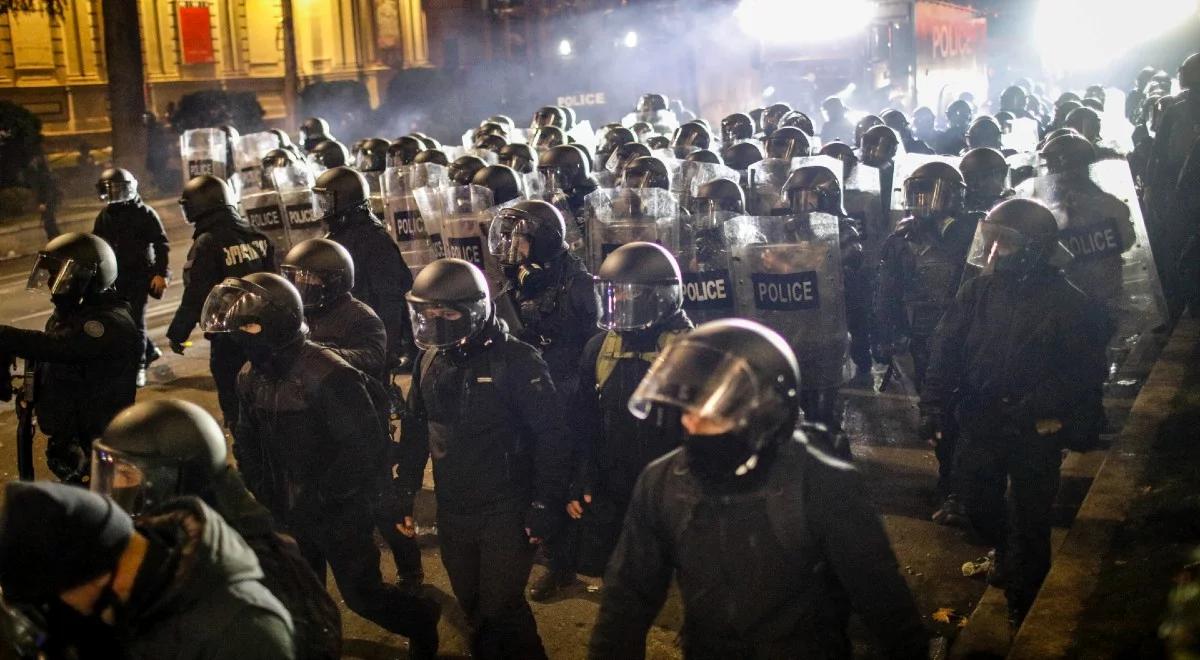 Dantejskie sceny w Gruzji. Policja brutalnie rozprawiła się z demonstrantami