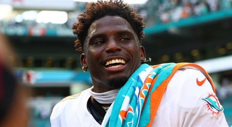 Zawodnik Miami Dolphins Tyreek...