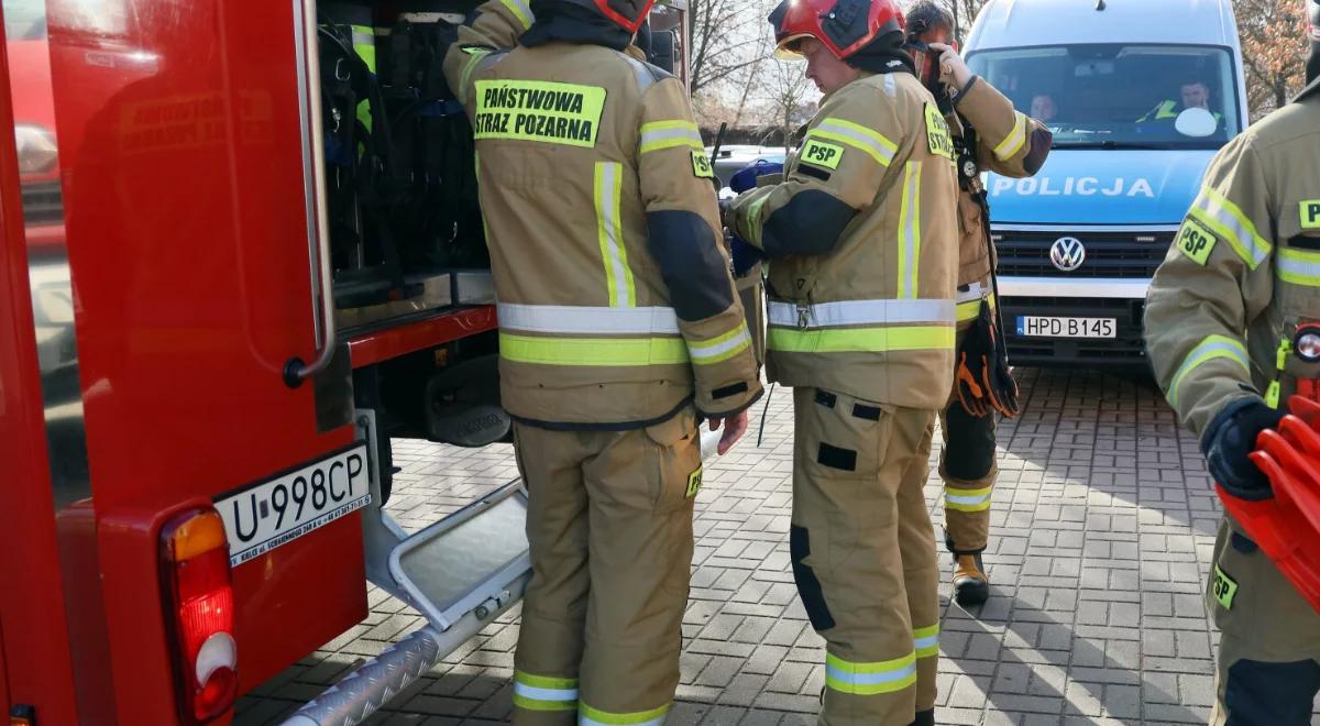 Wyciek gazu na stacji benzynowej. Ewakuowano kilkadziesiąt osób